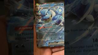 Pulling Blastoise EX from Pokémon 151! #pokemon #pokémon #pokemontcg #pokemoncards #pokemongo