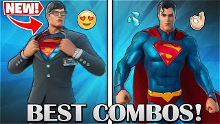 10 BEST CLARK KENT COMBOS YOU MUST TRY! (Fortnite New Superman Skin Combos For Both Edit Styles)