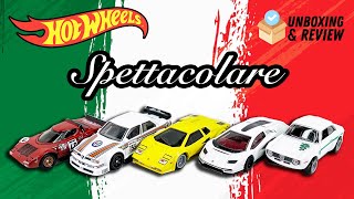 2023 Hot Wheels Spettacolare Car Culture 5-Car Set with new Countach LPI 800-4 (Unboxing & Review)