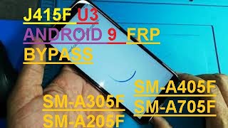 Samsung J415F U3 FRP BYPASS تخطي حساب غوغل