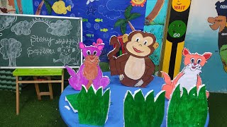 Day 2 Summer Camp Story Telling activity |Two Cats and the Monkey