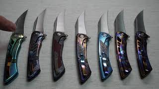 Sharp by Design Derecho custom anodized by Jeff Perkins of JD Cutlery.