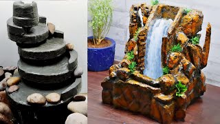 Cement Craft - Awesome Top 2 Indoor Tabletop Waterfall Fountains | Cemented Best Water Fountains