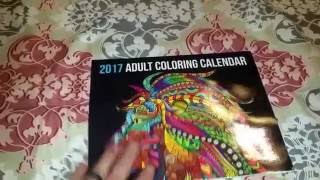 Jade Summer 2017 Wall Calendar & Adult Coloring Book Review