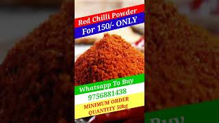 Red Chilli Powder Price | Homemade Red Chilli Powder | topindianspices.com 20 July 2022