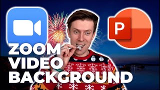 How To Create Zoom Video Background 🔥PowerPoint🔥