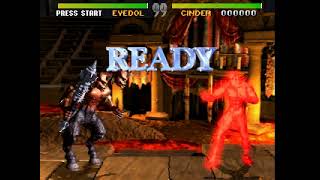 Killer Instinct arcade Cinder 80 hits killer combo & ending