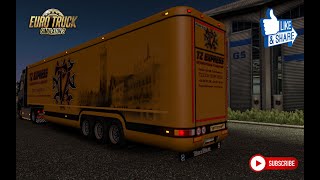 [ETS2 v1.39] Trailer TZExpress 2win Dryvan (Ownable) *Best trailers*