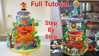 Magnetic Levitating Floating Cake | Levitation Jungle Safari Cake Cake | Jungle Book Birthday Cake