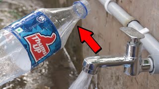 HOW TO INCREASE WATER PRESSURE IN PLASTIC BOTTLE.