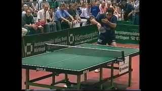 Tischtennis Bundesliga: TTC Zugbruecke Grenzau vs TTC Metabo Frickenhausen May 1999