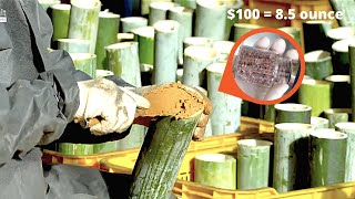 How World's Most Expensive Bamboo Salt Manufactured In A Factory | Intensive Manufacturing Process