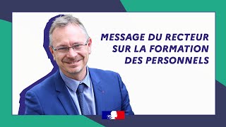 La formation des personnels