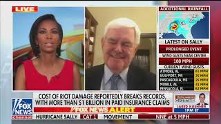 Newt Gingrich is cut off on Fox News for speaking about George Soros