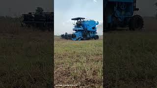 punni grain cruiser harvester #harvestermachine Soyabin cutting by punni harvester