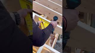 Best way to build a LADDER overhang! #diy #construction #tools