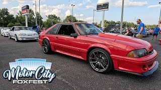 Foxbody Cruise to Ford's Garage - Motor City Foxfest 2024