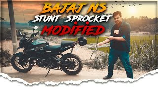 Big stunt spocket  For Whilly  | NS160 modification  | AKIB R RAHMAN |