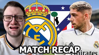 REAL MADRID VS ATLETICO MADRID MATCH REACTION/RECAP