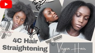 😍How to: Blow out 4c hair| Hair Growth | Hairstyles | African Hair | Hair Mantainance | Blow drying