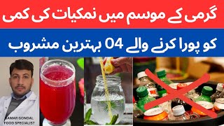 04 drinks for summer season to fulfil the need of electrolytes in body | گرمی کے موسم کےلیے مشروب