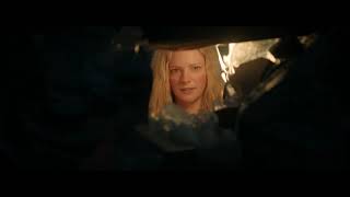 Galadriel punches through solid ice wall - Rings of Power clip