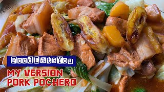 Isa sa mga paborito kung ulam My version of Pork Pochero with saging saba