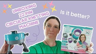 Unboxing knitting machine 🌷 Knitting Circle review 🌼 22 pin