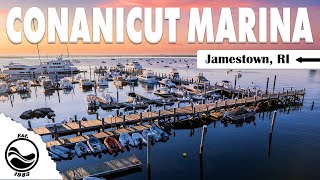 4K Drone Footage of Conanicut Marina | Jamestown, RI