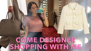 BEST MAX MARA, GUCCI, CELINE COATS TRY ON DESIGNER SHOPPING VLOG | THE ROW IFYKYK BAGS | TIFFANY&CO