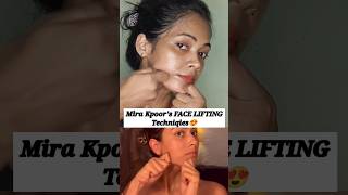 I tried @mira.kapoor face lefting techniques #viral #ytshorts #shorts #short #youtubeshort #tranding