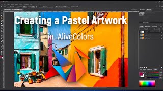 Урок для AliveColors: Как создать картину в пастельной технике с помощью AKVIS Pastel и AKVIS Sketch