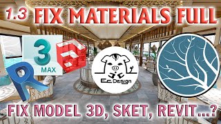 ✅  Fix Material 3Dsmax to Lumion ( Corona-Vray-FStom ) | Ec Design