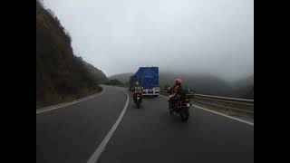 Cuesta El Melón en moto (KLR 650). Ruta 5 Norte, Región Valparaíso, Chile, 6jun2021 (sin editar)