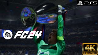 EA SPORTS FC 24 Gameplay UCL Final (4k Ultra HD)(PS5)