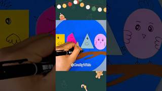 Teach Children to Recognize Shapes#shorts#viral#art#diy