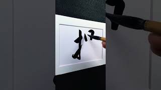 4000 Chinese characters semi-cursive style 揭open  demo by Picasso Hou