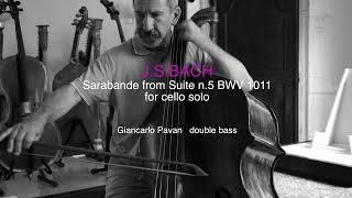 J.S. Bach - Sarabande from Cello Suite n.5 BWV1011