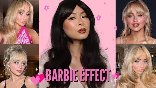 VIRAL Sabrina Carpenter Barbie Effect Makeup Using Only Drugstore Makeup