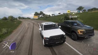 RAM 2500 VS FORD RAPTOR HIGHWAY RACING / FORZA HORIZON 5