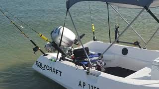 Polycraft 300 Tuffy fully rigged with Honda BF20 outboard 20hp