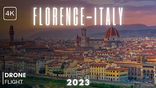 Florence, Italy | Fly Over The Landmarks Of Florence |  4K Ultra HD Drone Video | 2023 |