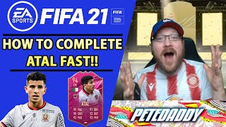 How to Complete YOUCEF ATAL FAST ⚽ 94 Rated FUTTIES 5 * / 5 * Player FIFA 21 Ultimate Team Milestone