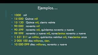 Les chiffres en espagnol (de 1000 à 1M) Compter les nombres | Apprendre l'espagnol | learn español