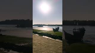 গোধুরি লগনে সমুদ্র সৈকতে || Beautiful Nature of sea beach 🚢⛵️🌊🐢 ||Boat video || Nature video ||