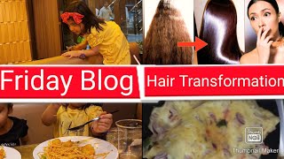 How To Transform Your Hair | Simple Hair Mask | Friday Routine Vlog | Azkar | Aleeza Blogz