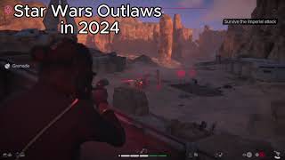 Epic Star Wars Outlaws vs Cyberpunk Duel #shorts