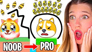 DIBUJA PARA *SALVAR* Y GANAR!! 🐝 Noob vs Pro vs Hacker ✏️