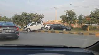 accident in lhr