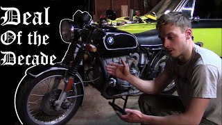 $5 BMW R90/6 starts for the first time in years!